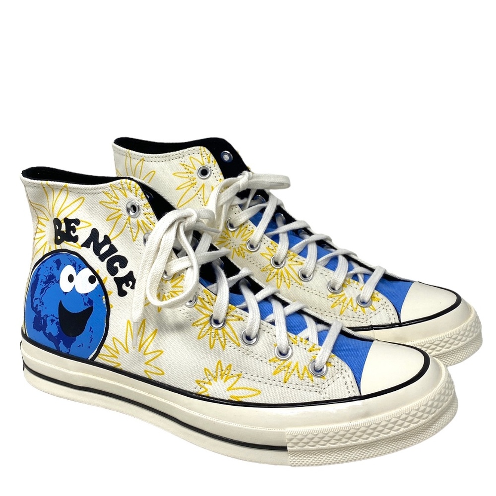 Converse Chuck Taylor 70 All Star High Top White Canvas Men’s Sneakers 172863C - Picture 3 of 12